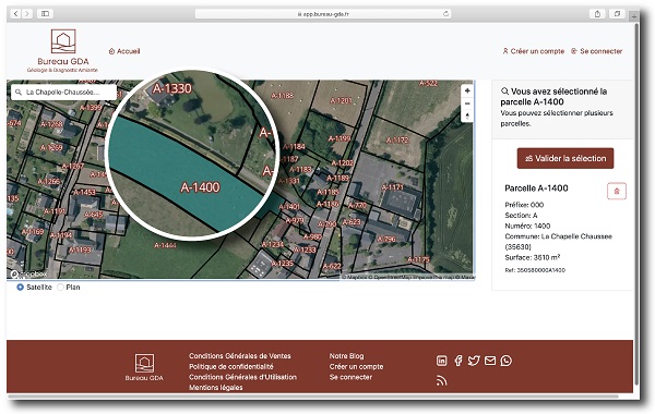 Reperage A0 en ligne