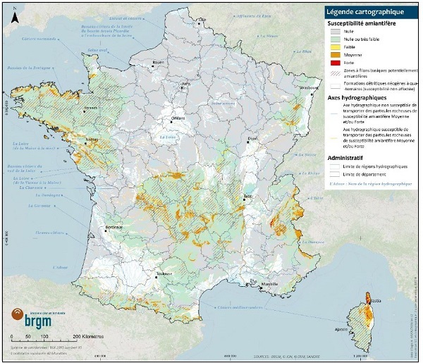 Susceptibilité France BRGM 1 M